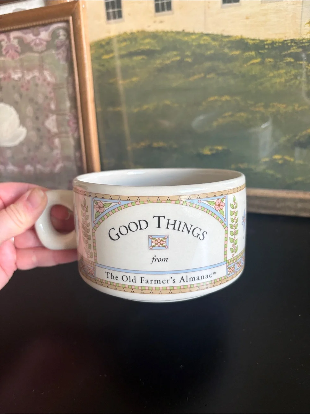 Vintage Westwood The Old Farmers Almanac Good Things Soup Bowl Cottagecore